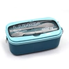 lunch box with fork and spoon